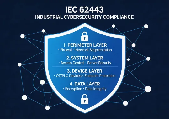 IEC 62443 cybersecurity architecture layers